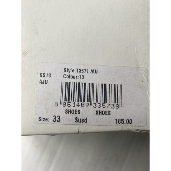 Giorgio Armani Kids T3571 Yellow Sandals Espadrilles with Twine Size EU 32 US13c - Picture 7 of 8